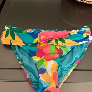 Bleu Rod Beattie Multicolor Floral Bikini Bottom